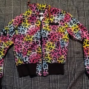 Abbey Dawn zip up Leppard jacket.